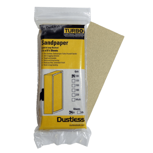 Sandpaper for Dustless Drywall Sander (5-pack) - Qualitair