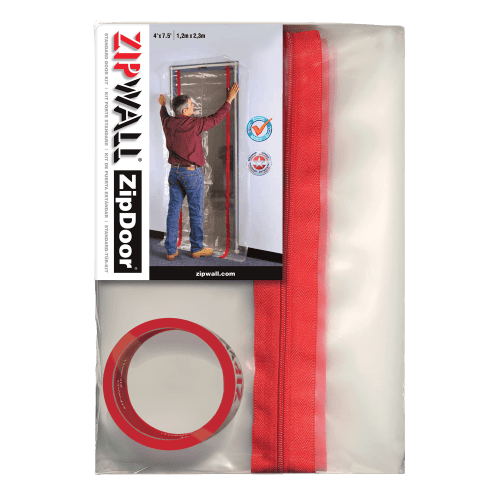ZipWall® ZipDoor® Standard Door Kit - Qualitair