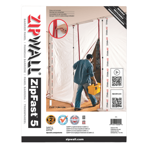 ZipWall® ZipFast™ 5' Panel - Qualitair